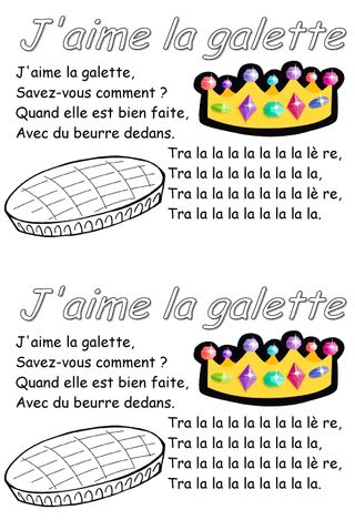 J'aime la galette, savez-vous comment ? Quand elle est bien faite